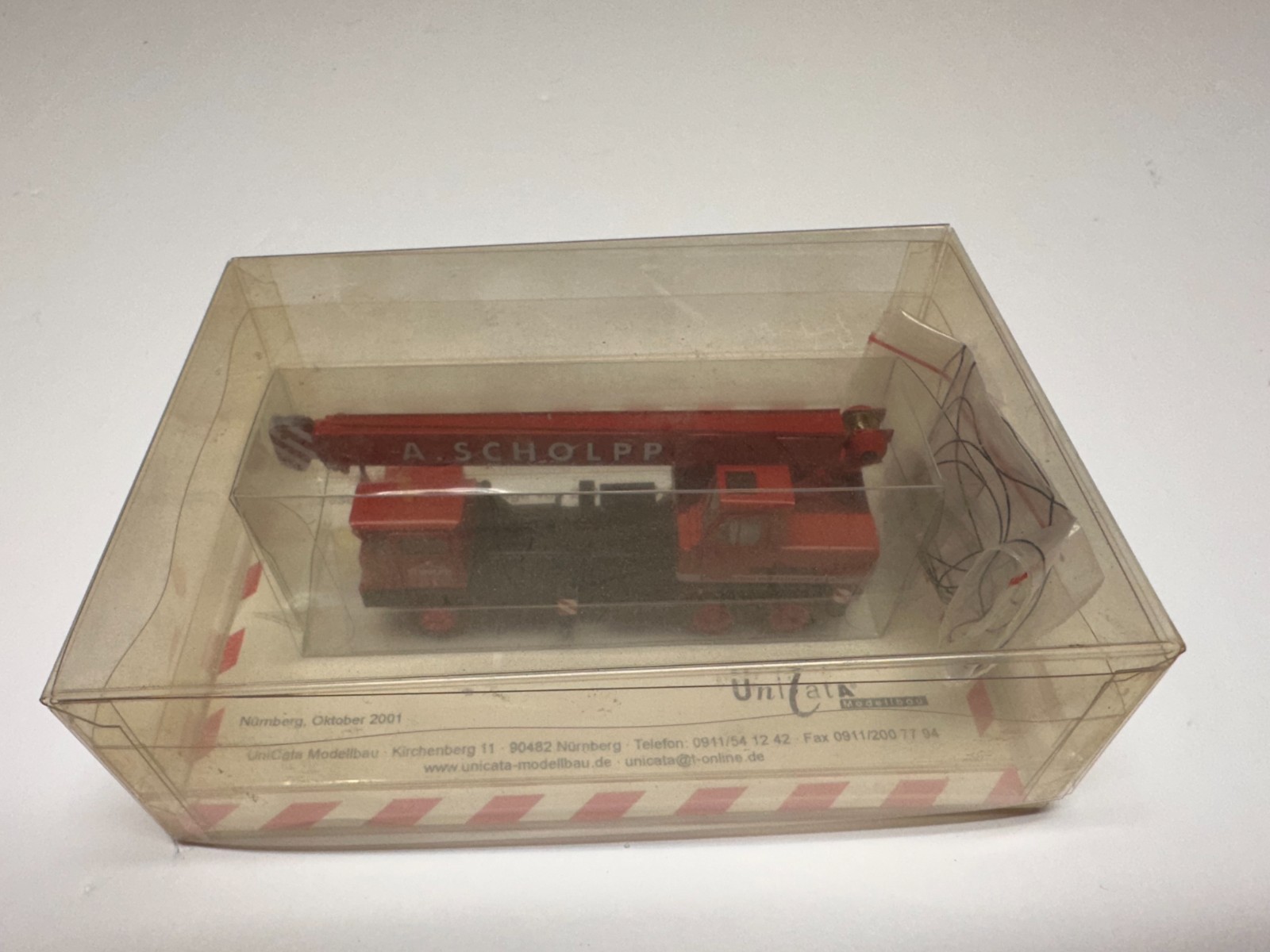 Unicata Brass Grove TM225 Truck Crane SCHOLLP New in Box