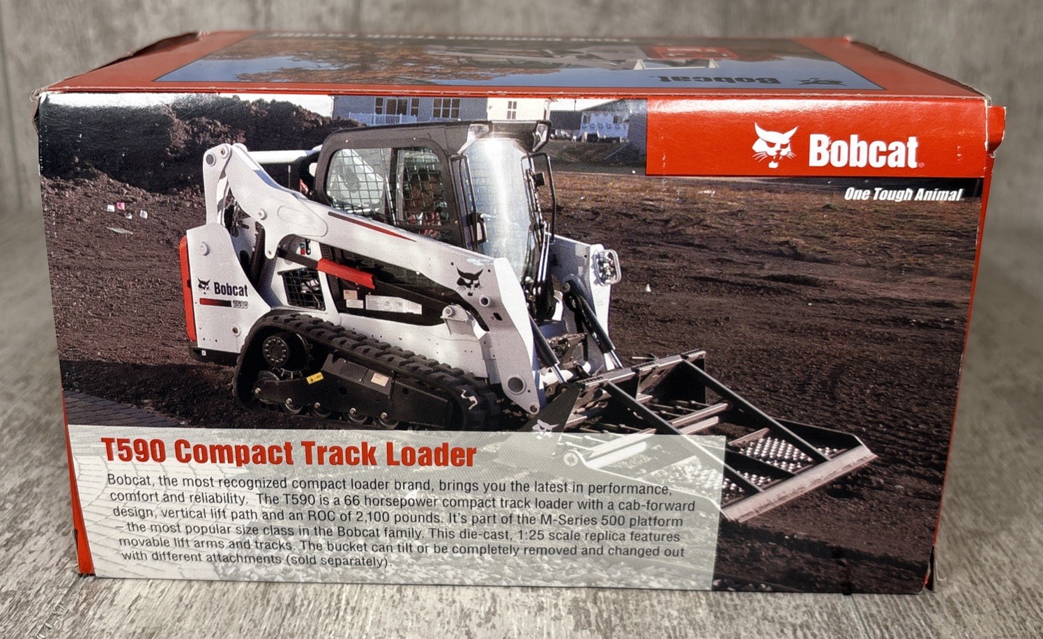 1/25 Norscot Bobcat T590 Compact Track Loader Diecast w/ Box