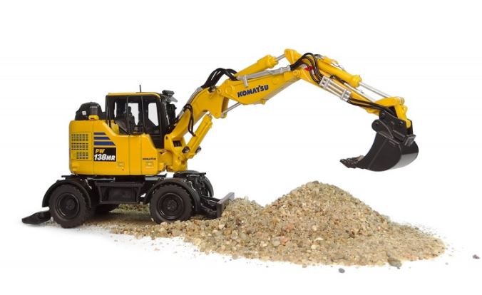 UNIVERSAL HOBBIES – Construction Equipment – KOMATSU PW138-MR11 – 1/50 – UH8190