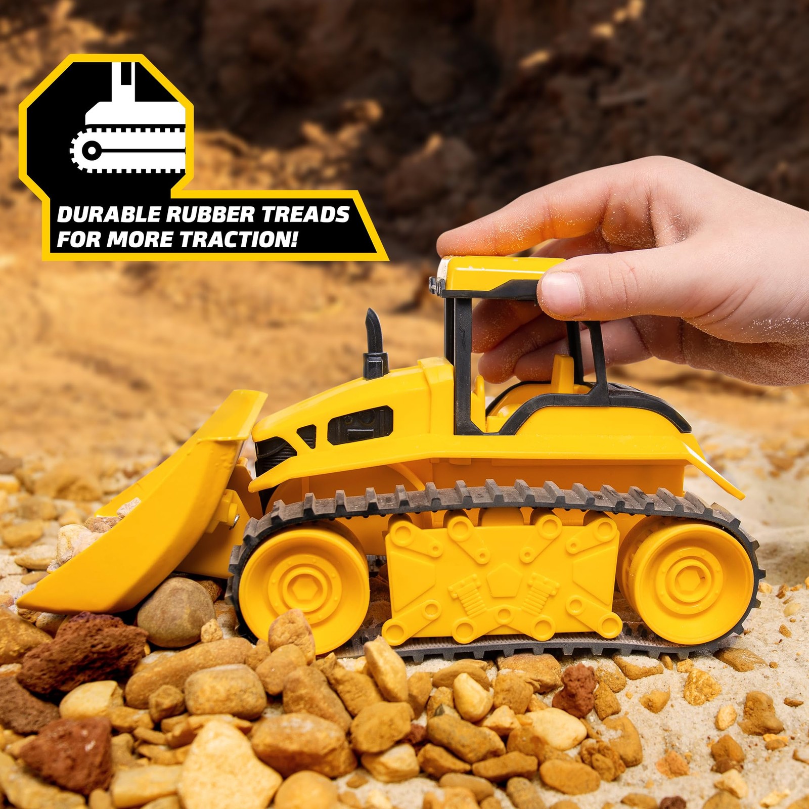 Steel Classics Giga Series Dump Truck Bulldozer 2-Pack