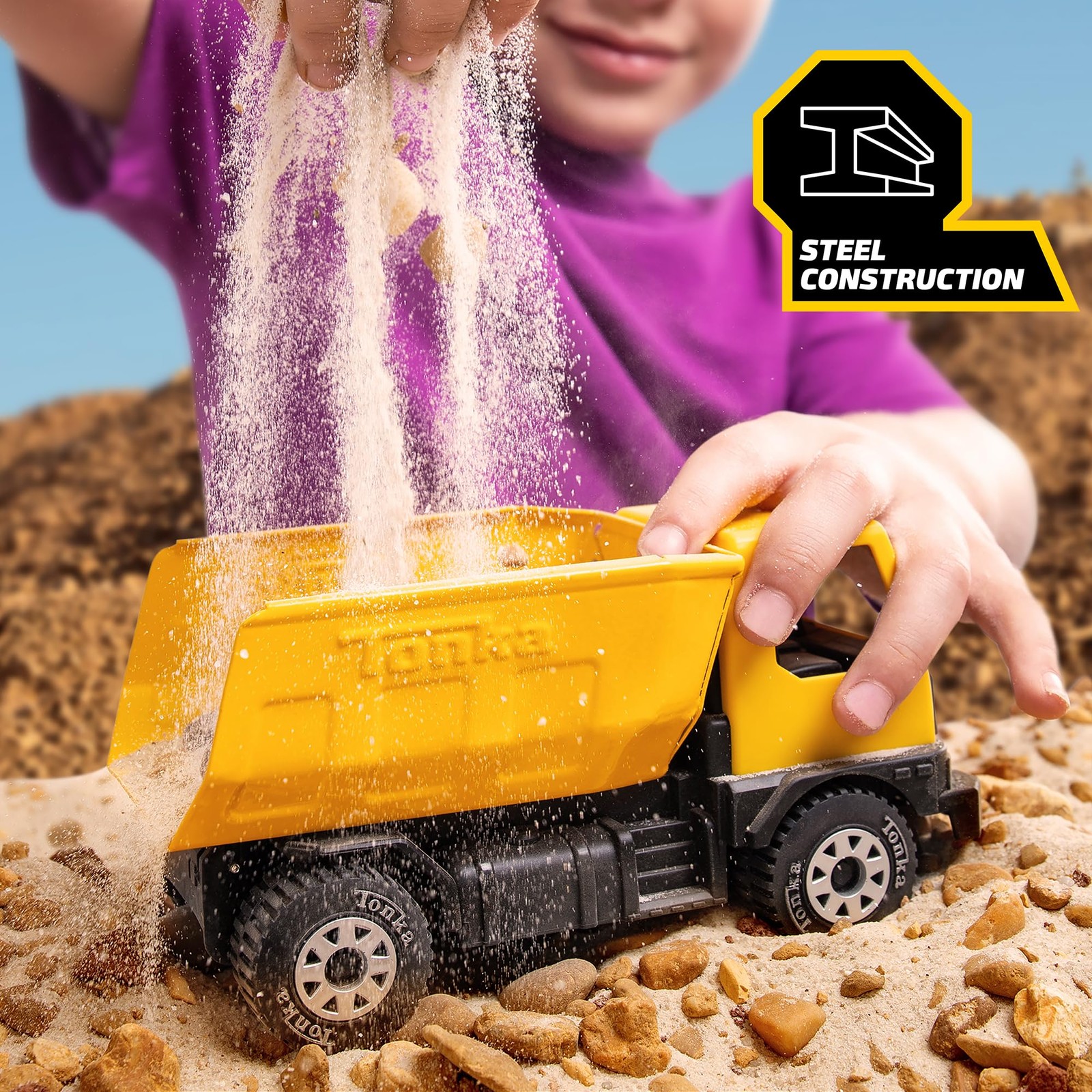 Steel Classics Giga Series Dump Truck Bulldozer 2-Pack