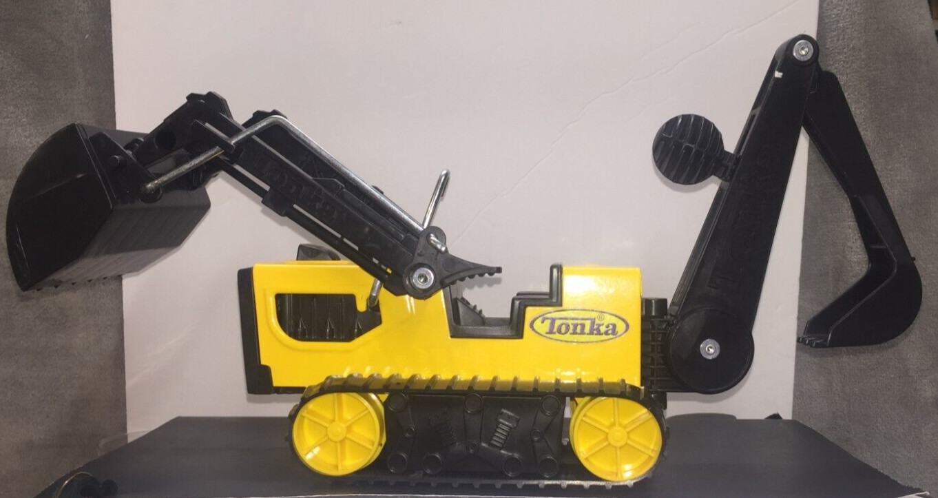 Tonka Hasbro T-6 Front End Loader Backhoe Bulldozer #92534 2012 Funrise