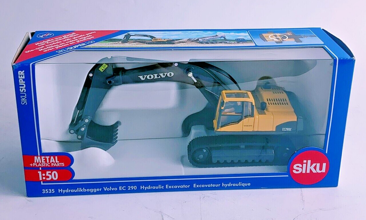 Siku 3535 – Volvo EC 290 Hydraulic Excavator – Scale 1:50 Brand new