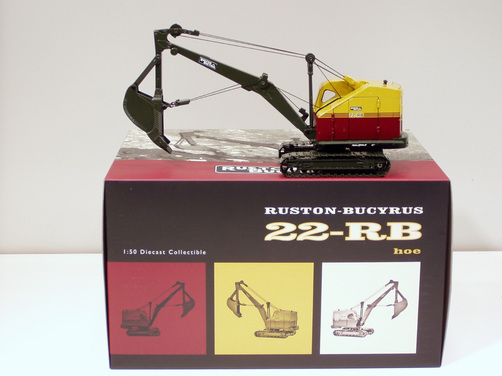 Ruston Bucyrus 22RB Cable Excavator – 1/50 – EMD #002.1 – Metal Tracks