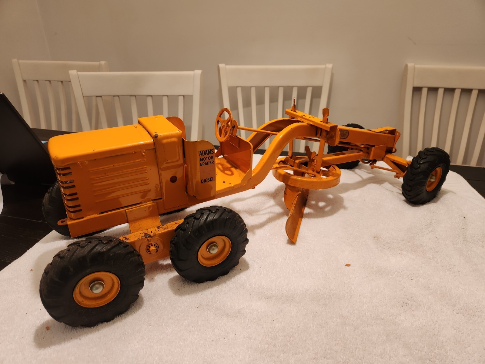 Vintage Adams Motor Grader 1950’s Doepke Model Toy USA