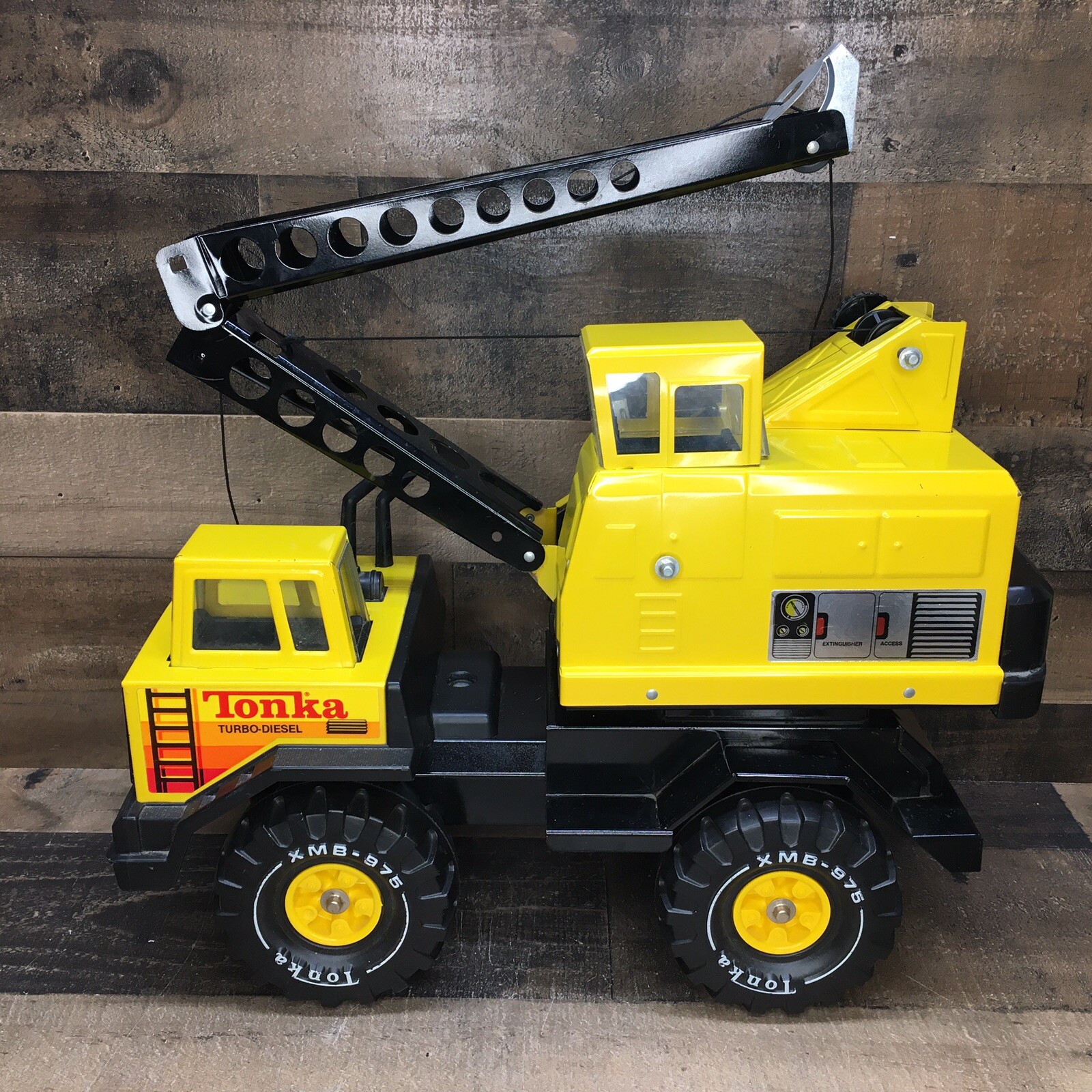 Vintage Tonka Turbo-Diesel Crane 54782 A *Missing Bucket/Scoop* Made In USA*