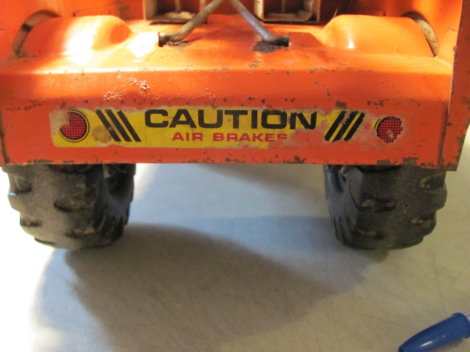 1970’s Mighty Tonka Orange Tow Truck.
