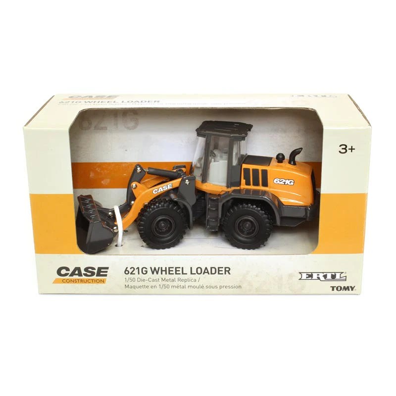Case 621G Wheel Loader Yellow 1:50 Scale Diecast Model by ERTL ZFN44134