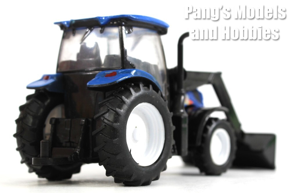 4 Inch New Holland Tractor T6 with Loader 1/48 Scale Diecast & Plastic Model