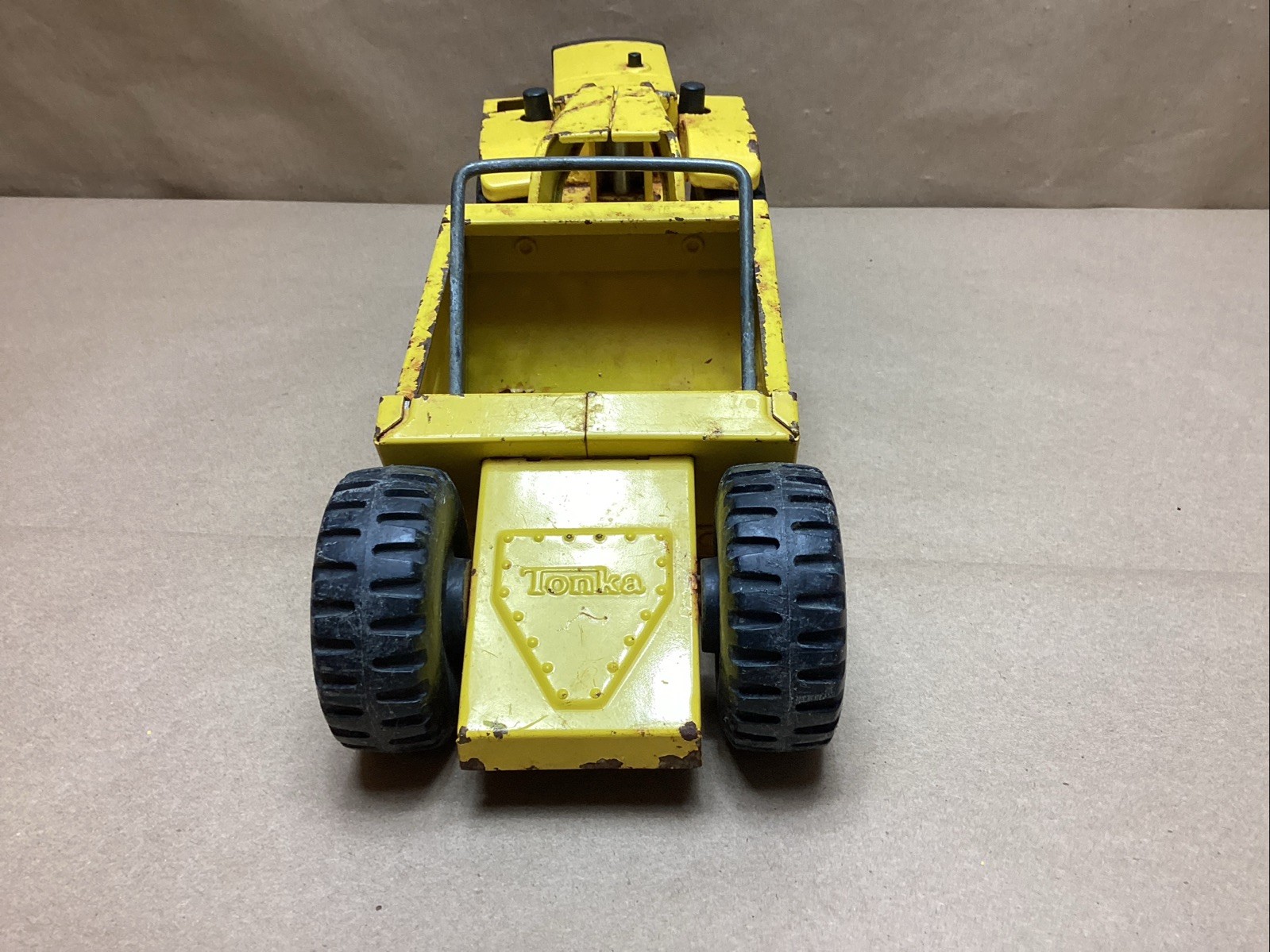 Tonka Mini Mighty Earth Mover Metal Scraper 60s 70s Rough Condition Works