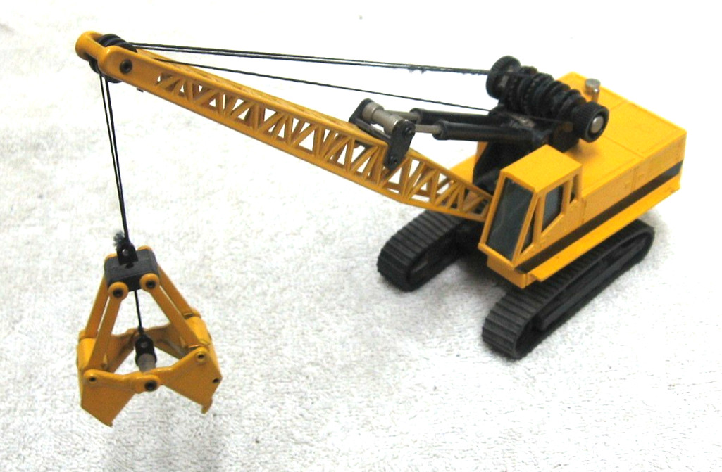 VINTAGE JOAL CRANE 1/50 225 CATERPILLAR CONSTRUCTION TOY ORIGINAL MADE IN SPAIN