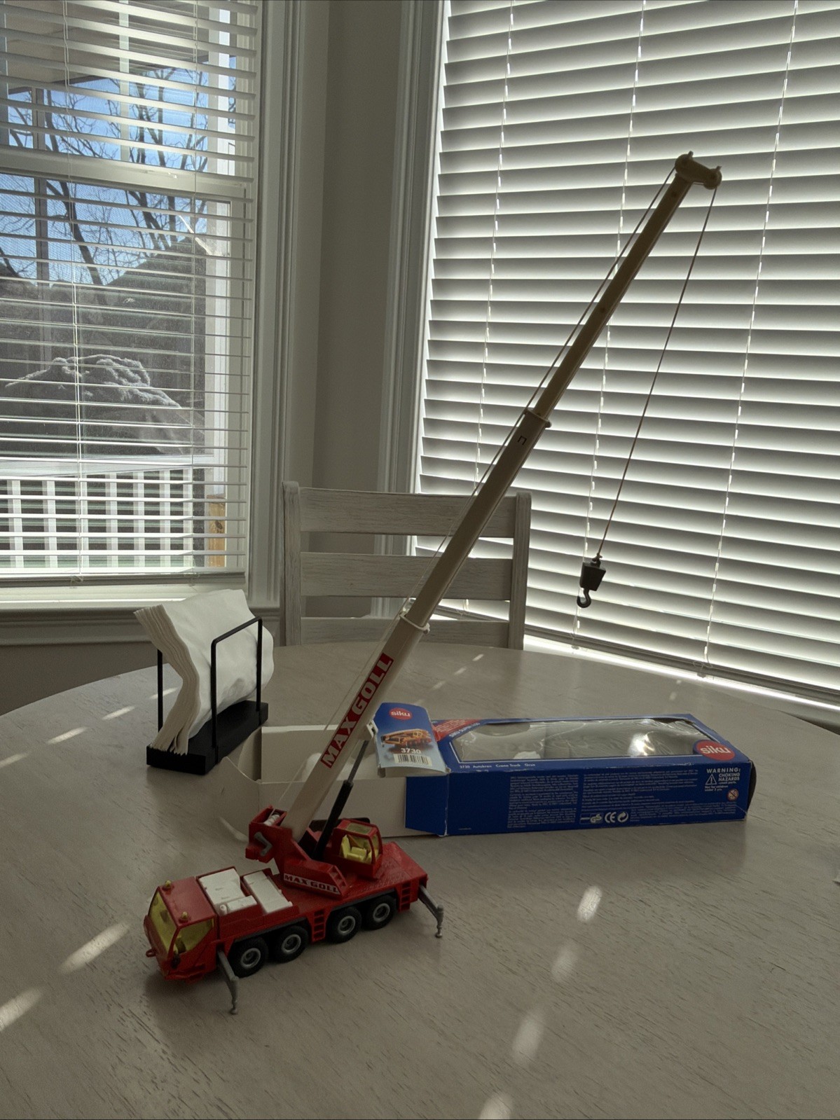 1:50 SIKU 3730-1 Hydraulic Mobile Crane Truck – Max Goll W. Germany