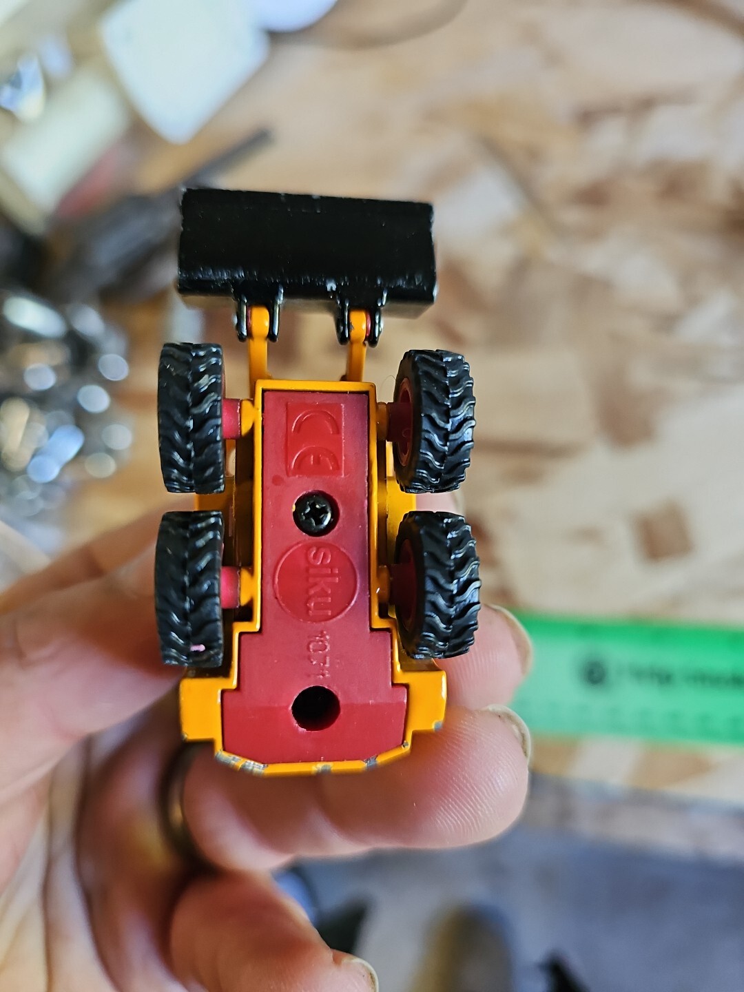 Siku 1071 Yellow Kompaktlader Mini Excavator Skid Steer Loader 1/55 Kempmann C4