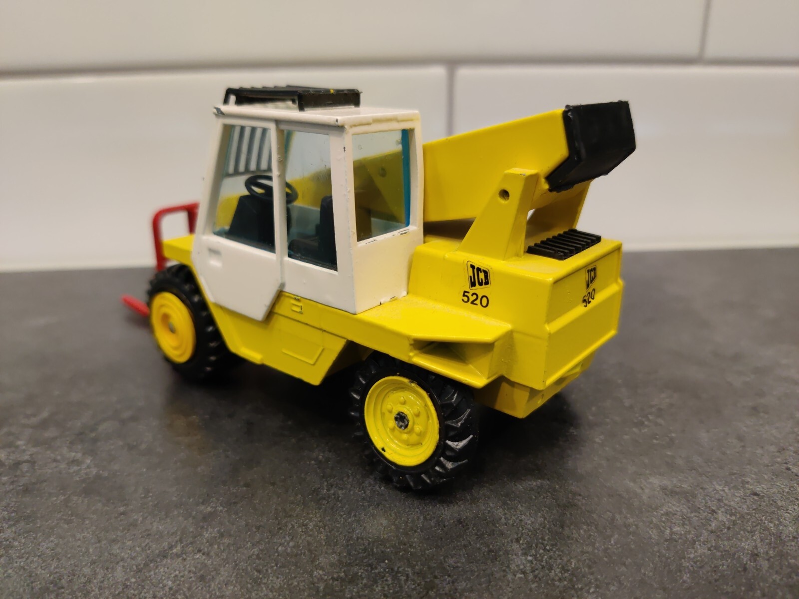 NZG Modelle #175 JCB 520 Telescopic Handler Fork Truck 1:35 W Germany Diecast