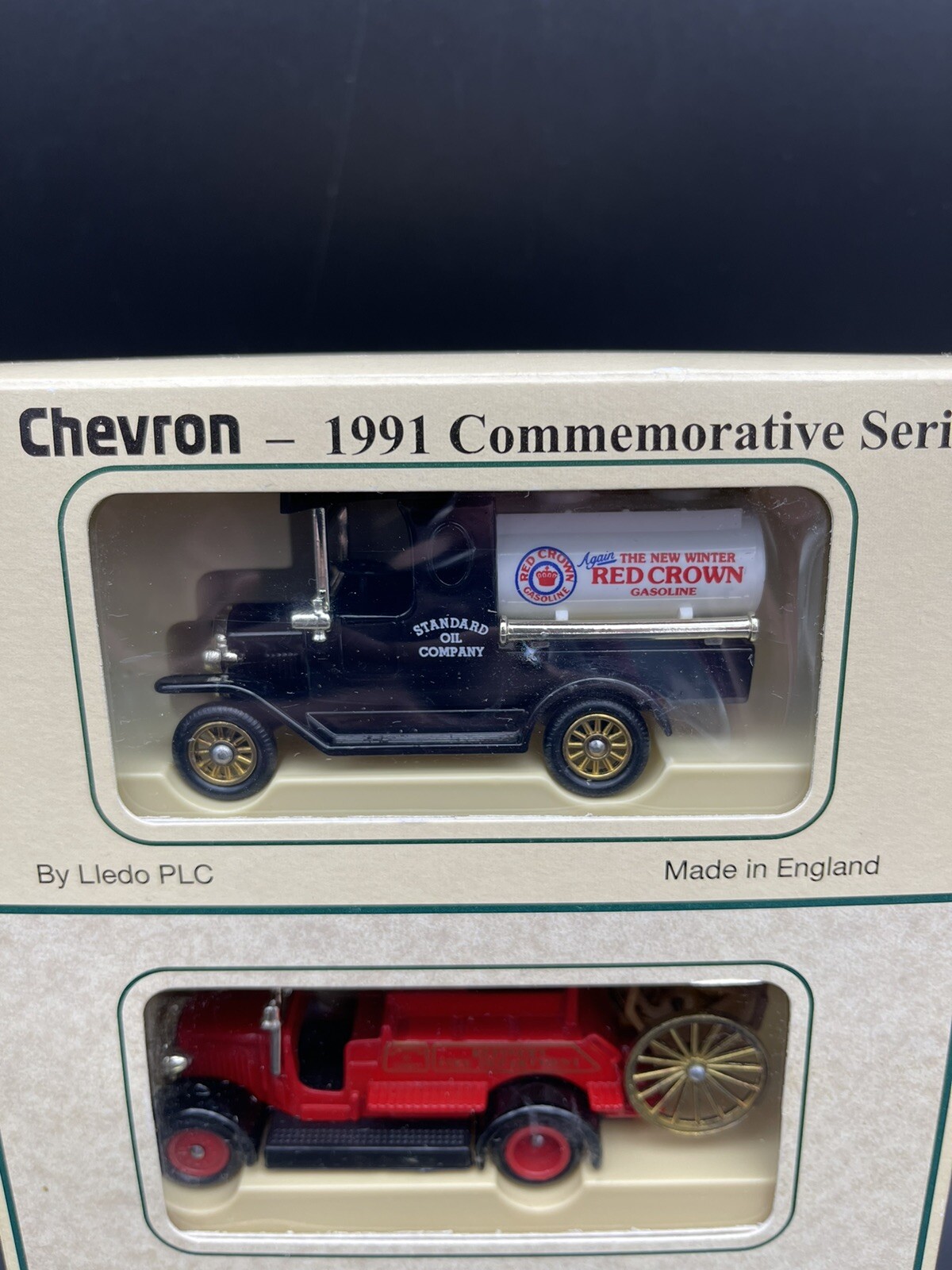 Chevron 1991 Commemorative Series Reissued 1998 3-Pack Diecast Model Replicas