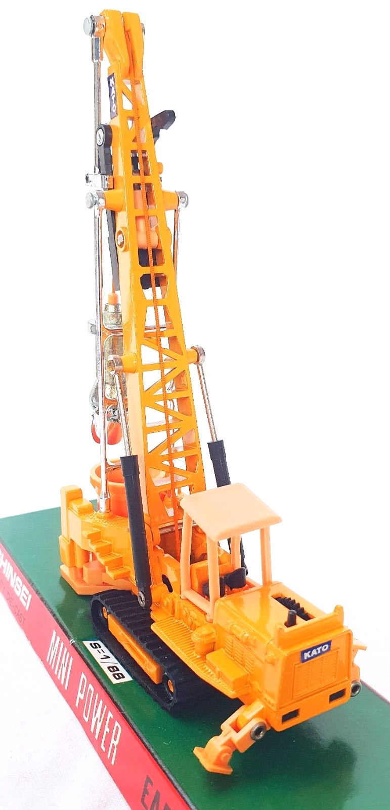 Shinsei Mini Power 1:88 Tall KATO EARTH DRILL TRACK Construction Site 4131 MB`76