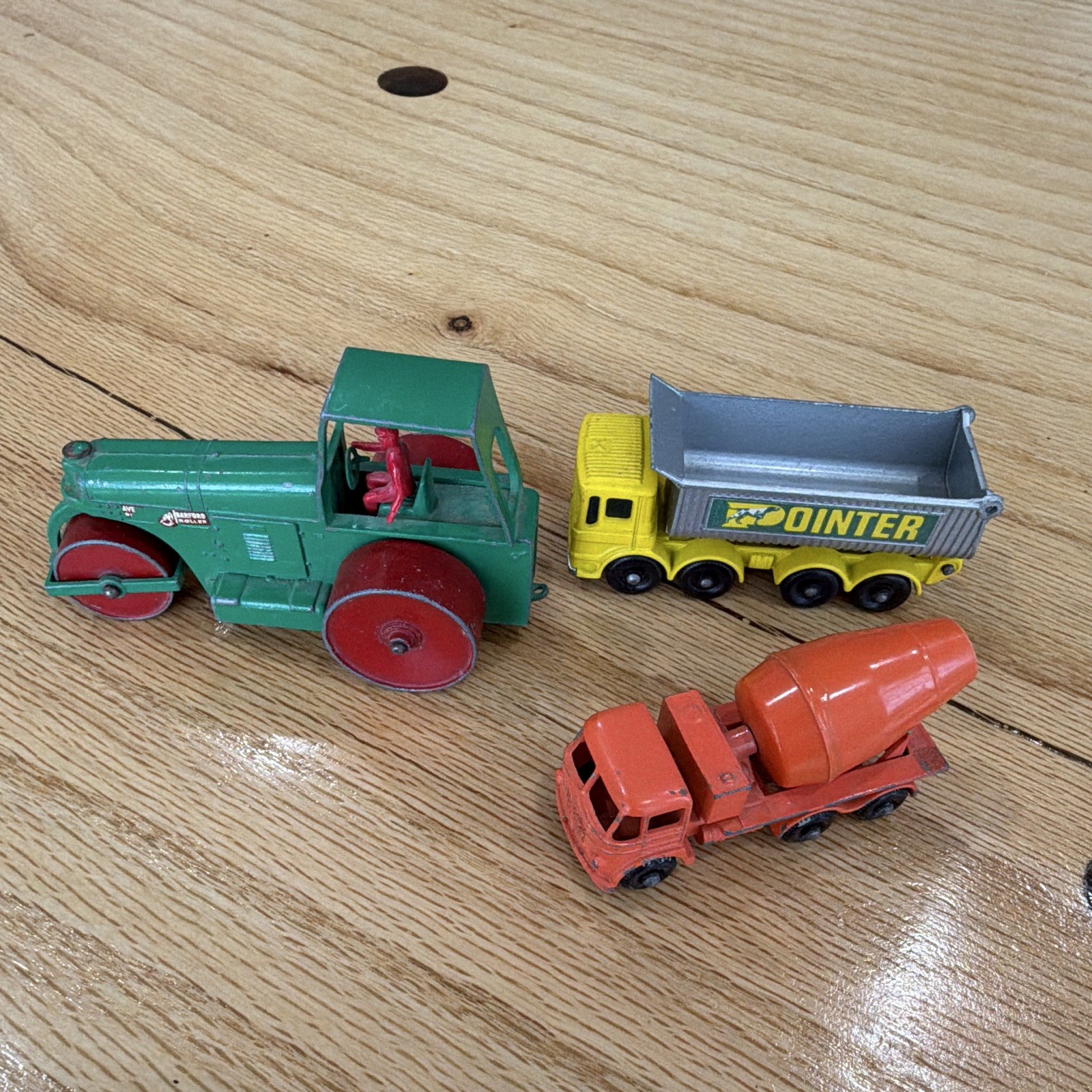 Lesney Matchbox Series King Size Diecast Cement Mixer Road Roller Tipper Lot