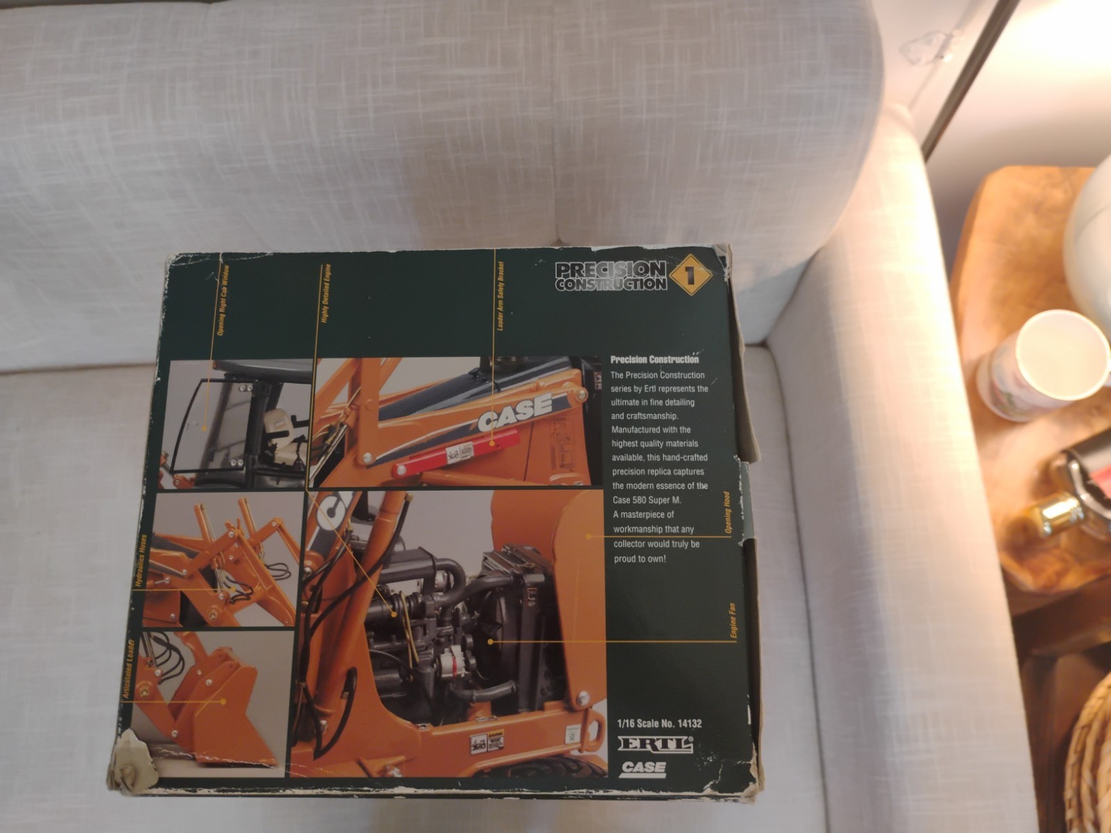 1/16 Case 580 Super M Backhoe Precision Construction Series #1