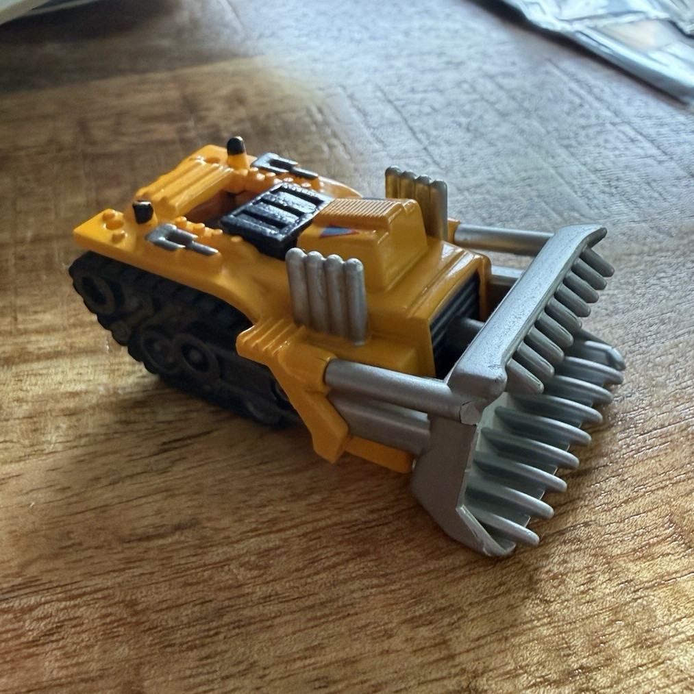 Micro Machine bulldozer