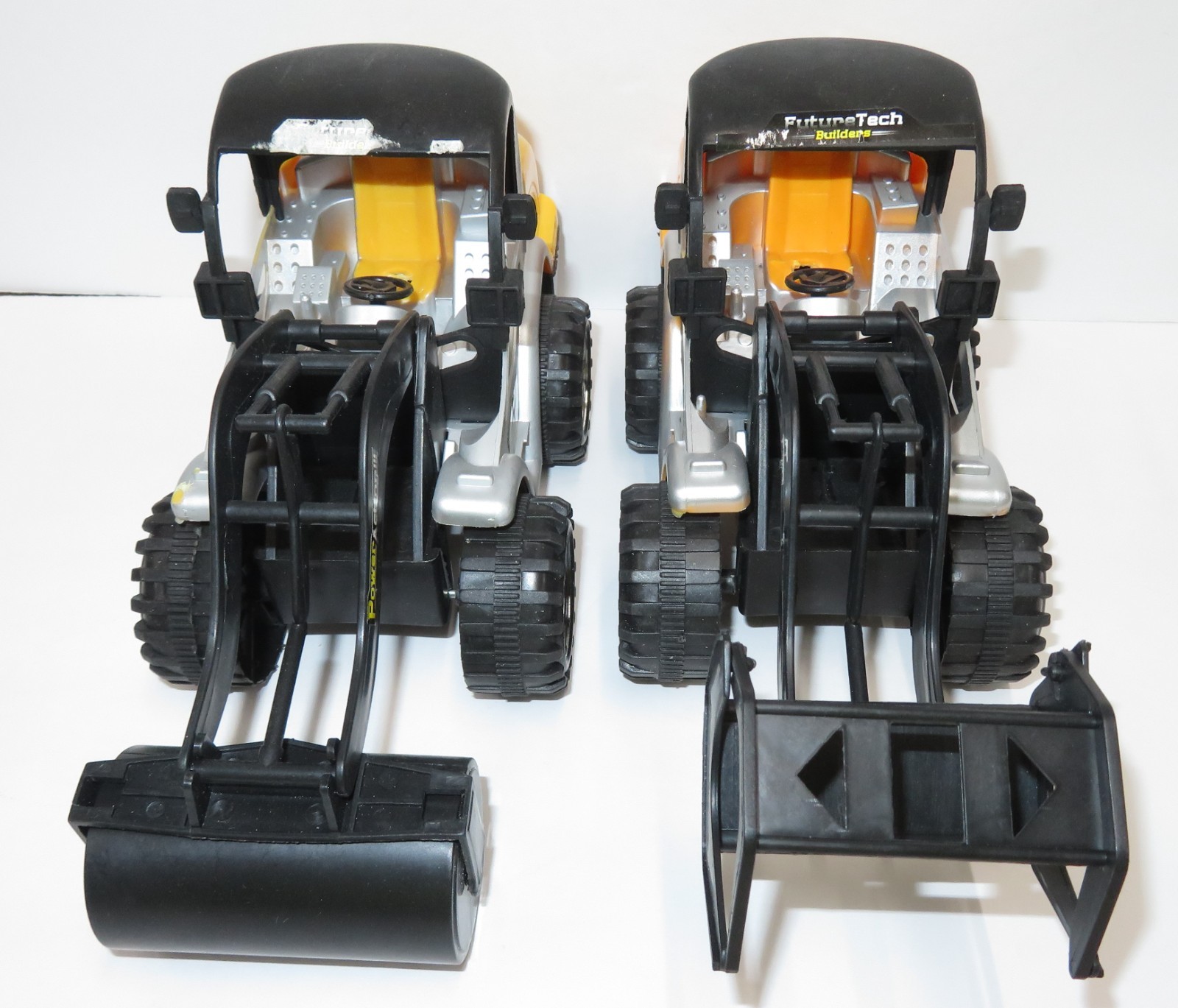 LOT of 4 Future Tech Builders Construction Vehicles Close to GI Joe 1:18 Scale
