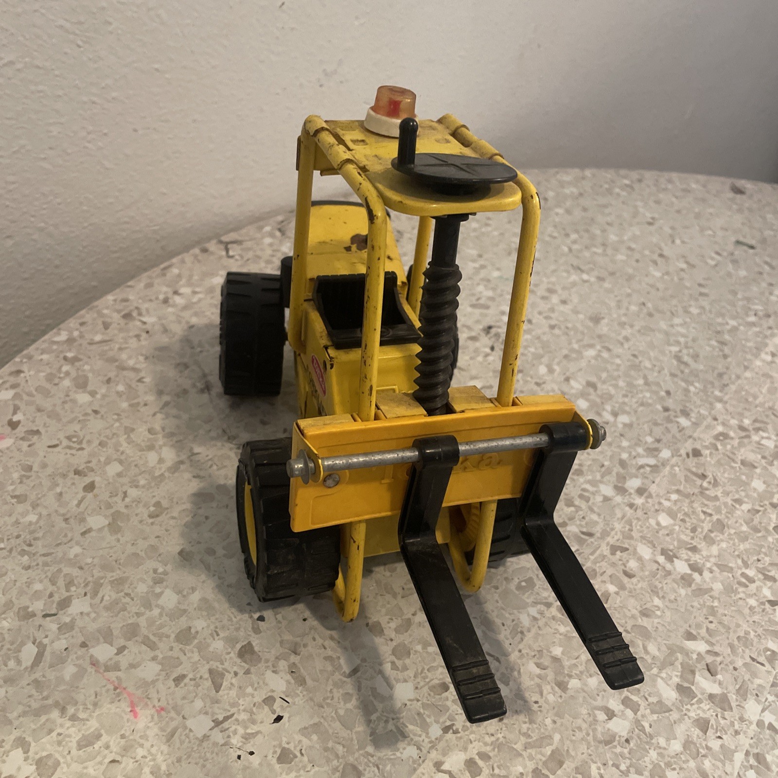 Tonka Forklift Truck # 52900 • XR-101 • Pressed Steel Metal Toy • 1970s Vintage