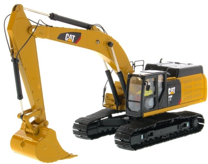 DIECAST MASTERS – CATERPILLAR 349F L XE Excavator with Driver and Metal Box…