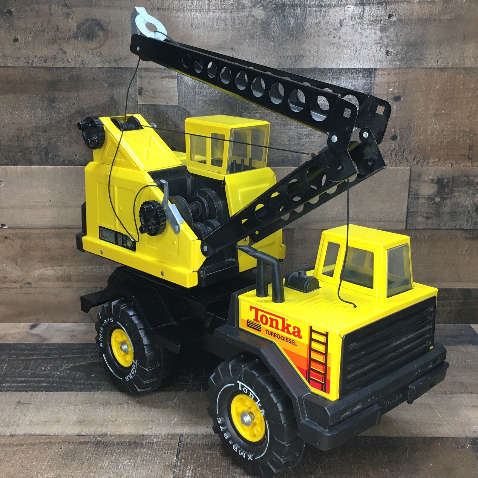 Vintage Tonka Turbo-Diesel Crane 54782 A *Missing Bucket/Scoop* Made In USA*