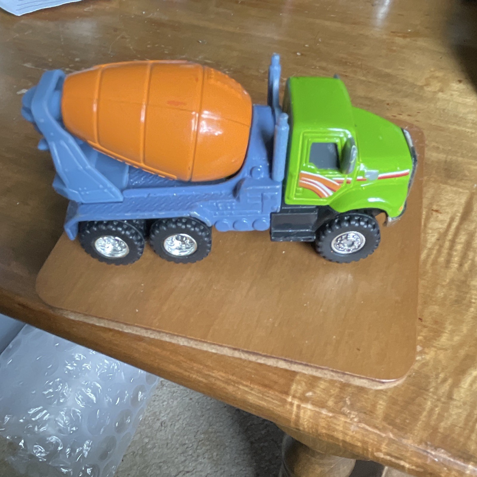 Tonka Tiny Mack Cement Mixer Truck 1:64 Diecast Green/Blue/Orange 13102AA