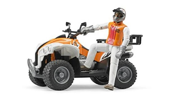 Bruder #63000 Quad with Driver – Colors May Vary – New – Factory Sealed
