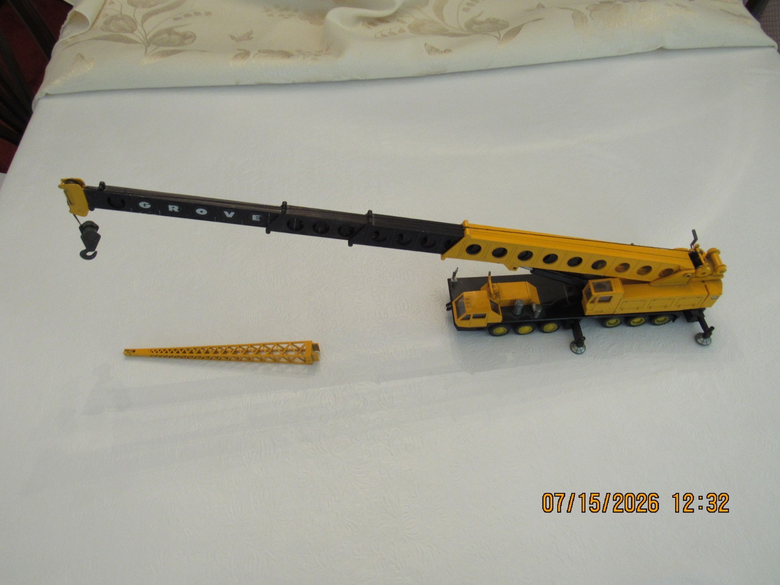 NZG Modelle Grove TM1275 Diecast Crane 1:55 NO. 152 West Germany 12″ Read Desc