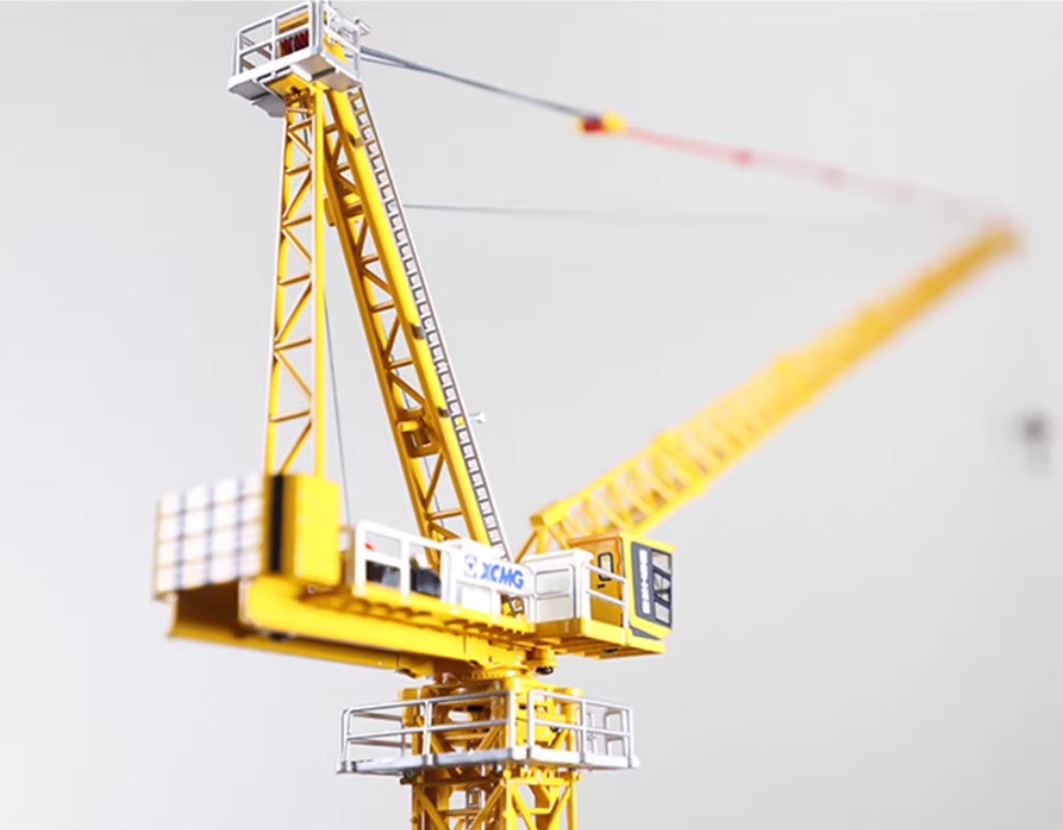 1:100 72CM XCMG XGL190-14S Luffing Tower Crane Constuct Equipment Diecast Model