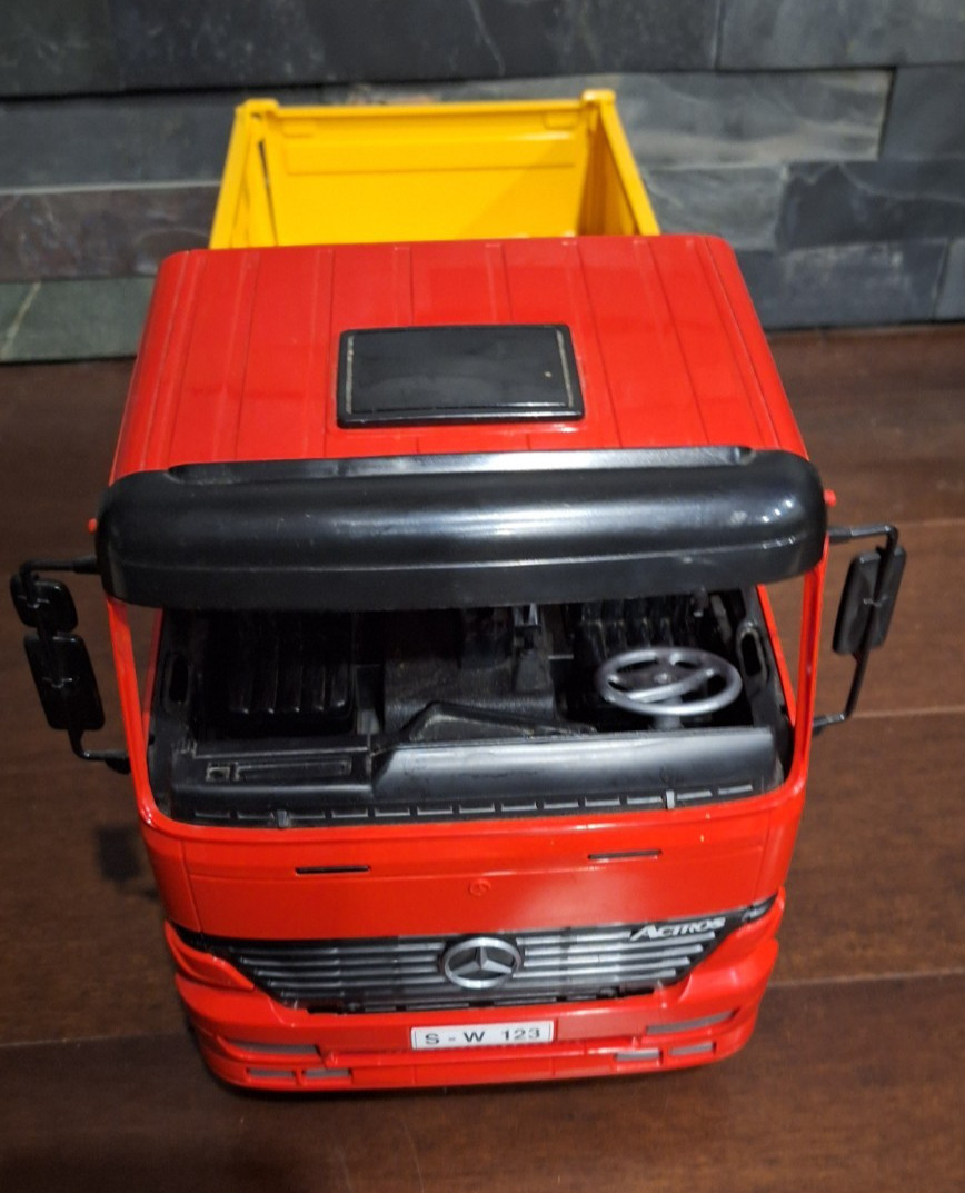 Bruder Truck 4143 Red Yellow Dump Truck Mercedes