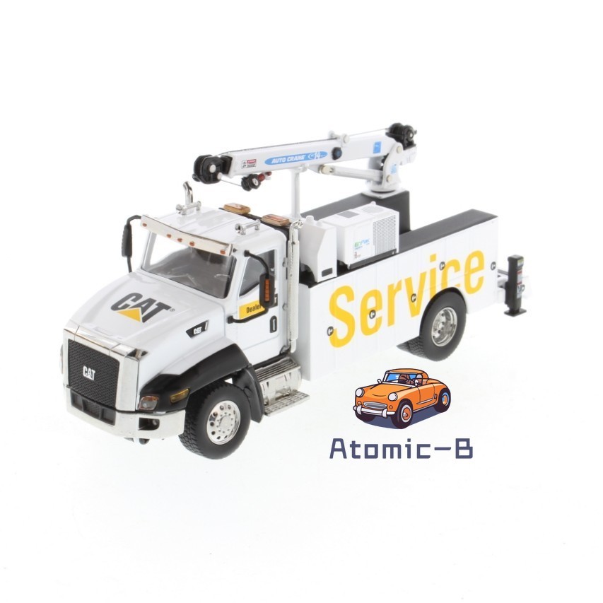 DM 1:50 CAT Kenworth T380 Auto Crane Construction Vehicle Model 85786