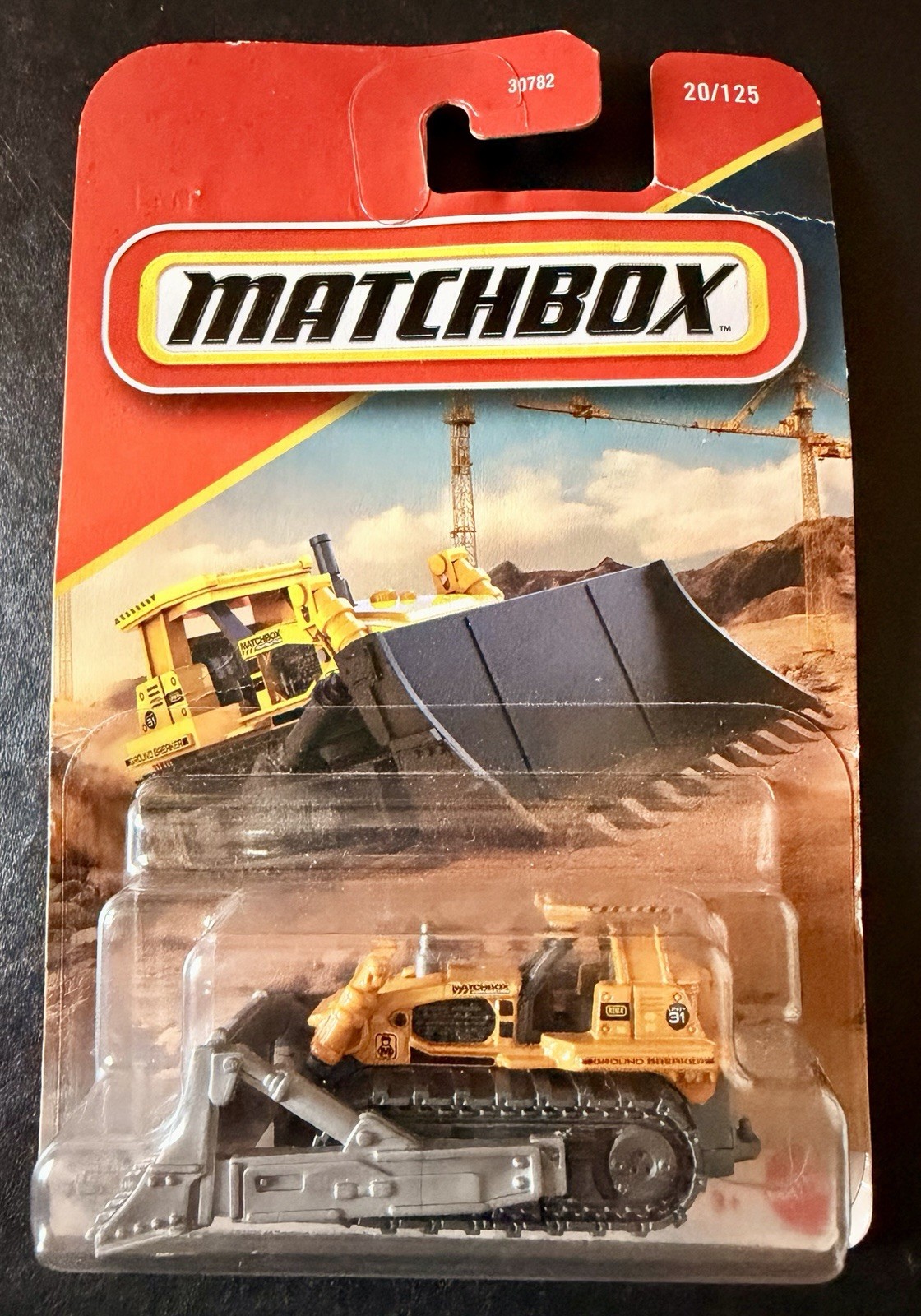 Matchbox Ground Breaker Caterpillar Dozer 1:64 Diecast Metal 2024 MB0948