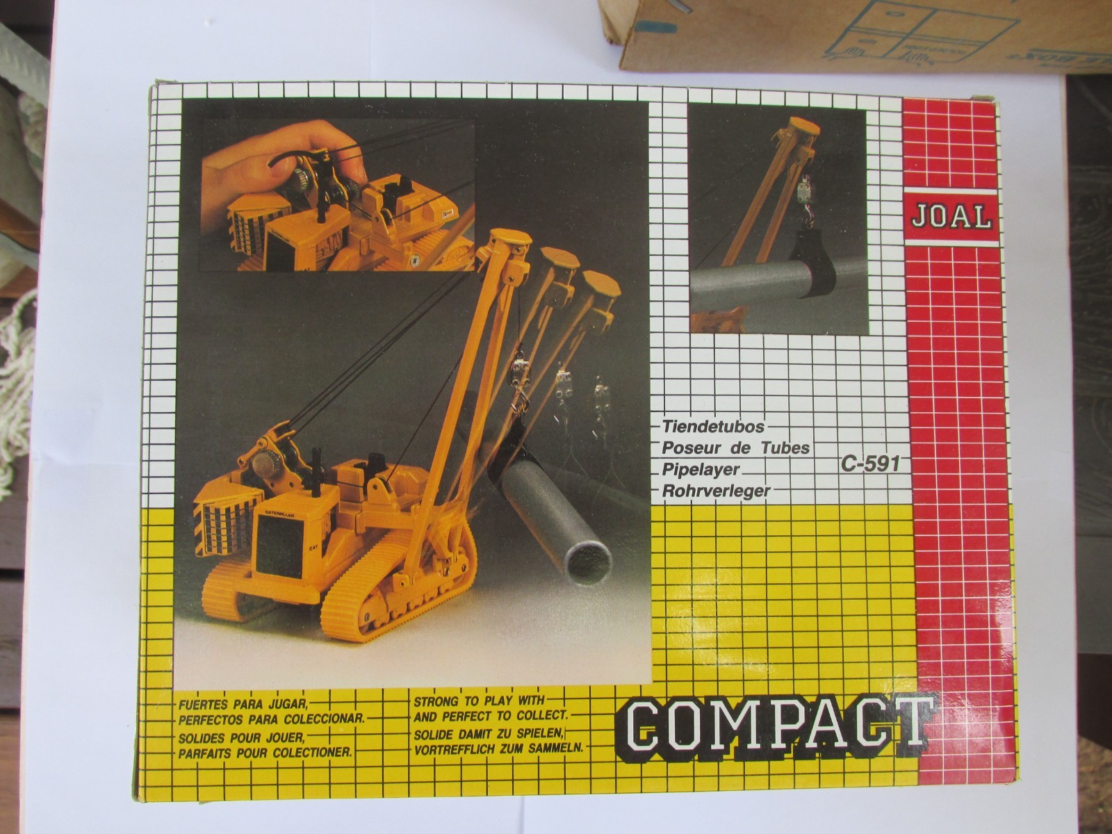 Joal 1/70 Caterpillar Compact Pipelayer C591 in Box Excellent Condition