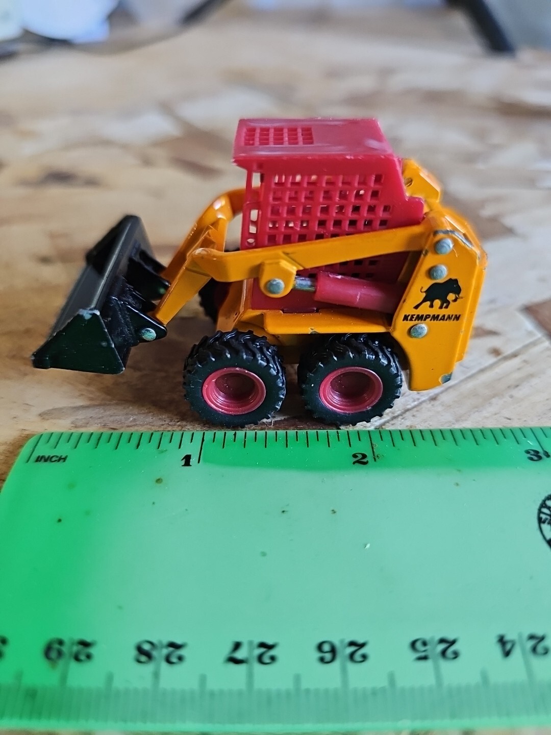 Siku 1071 Yellow Kompaktlader Mini Excavator Skid Steer Loader 1/55 Kempmann C4
