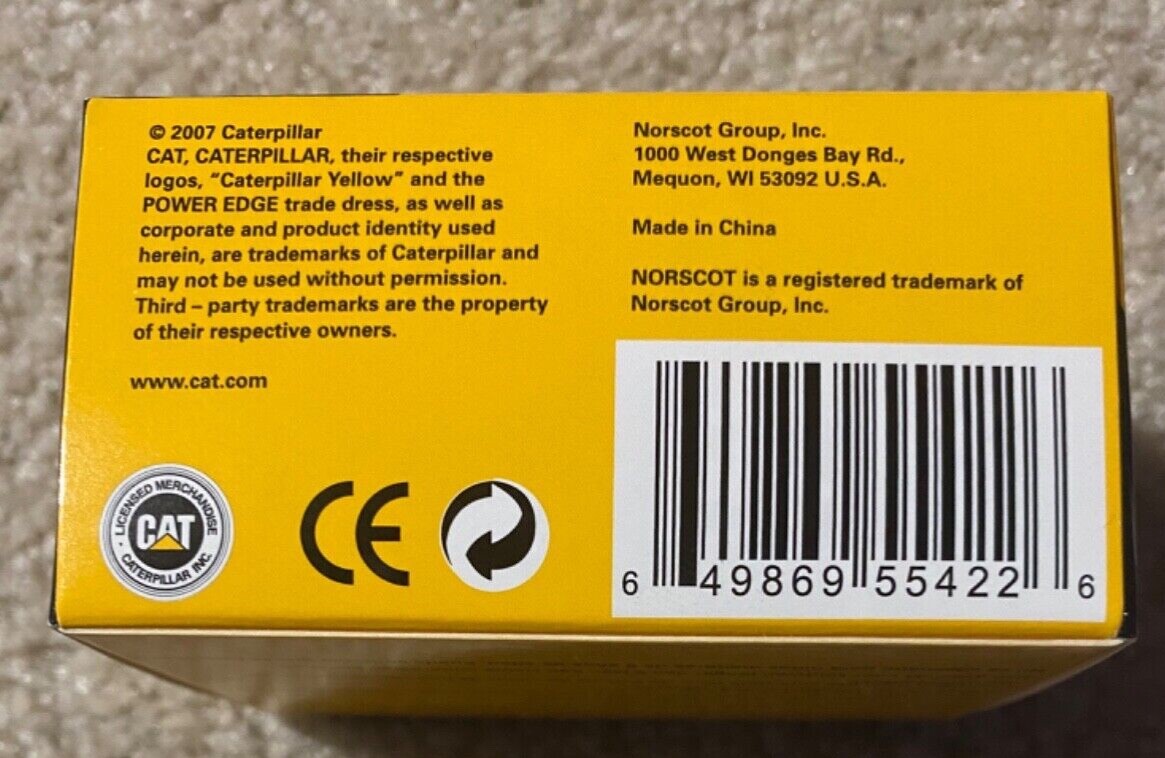 Norscot Die-Cast Metal CATERPILLAR Construction Mini’s 906 Wheel Loader 2007 