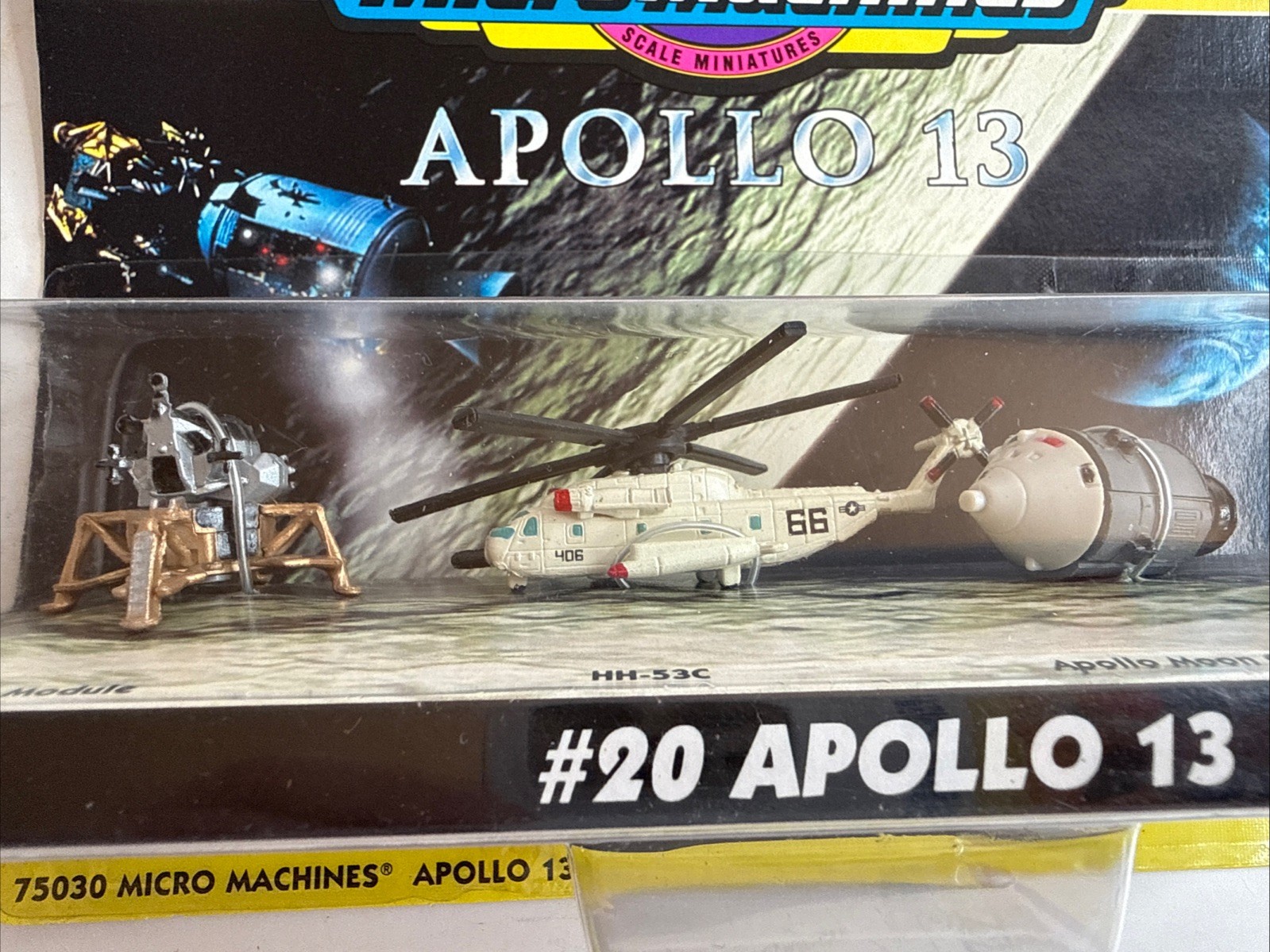 Micro Machines Set – APOLLO 13 Moon Capsule Space HH-53C Astronauts Lunar Module