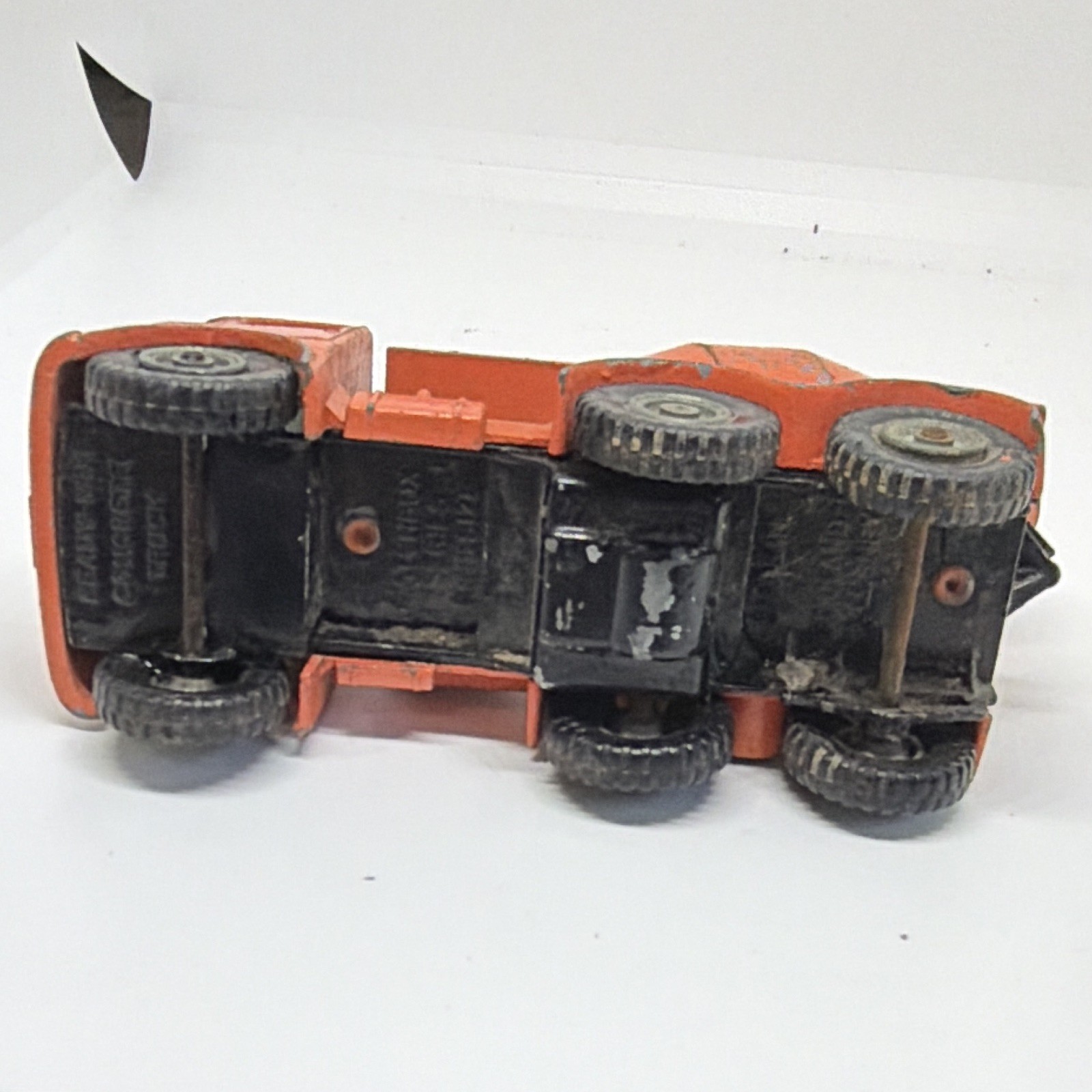 Dinky Toys Diecast Cement Mixer Truck Model Vehicle, Orange