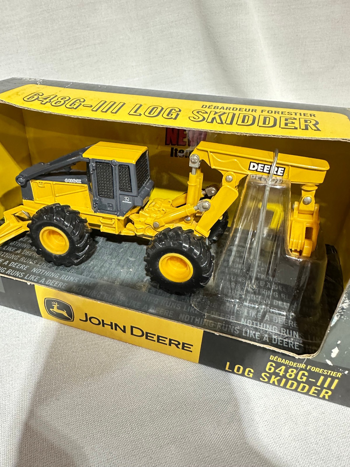 John Deere 648G-III Log Skidder Yellow Version By Ertl 1/50th Scale