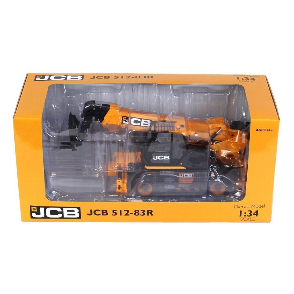 First Gear 10-4247 1:34 JCB 512-83R Rotating Telescopic Telehandler