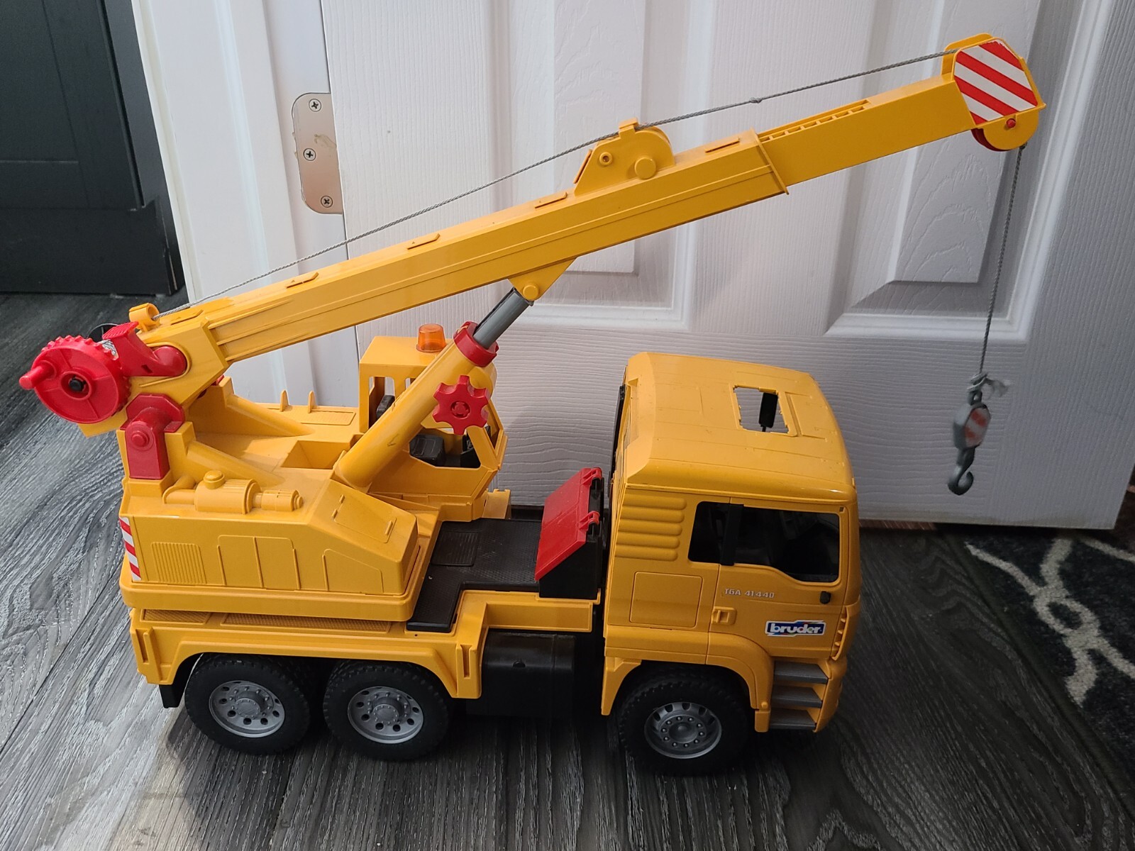 Bruder construction toy Tele Crane TC 4500 made in Germany dump truck excavator
