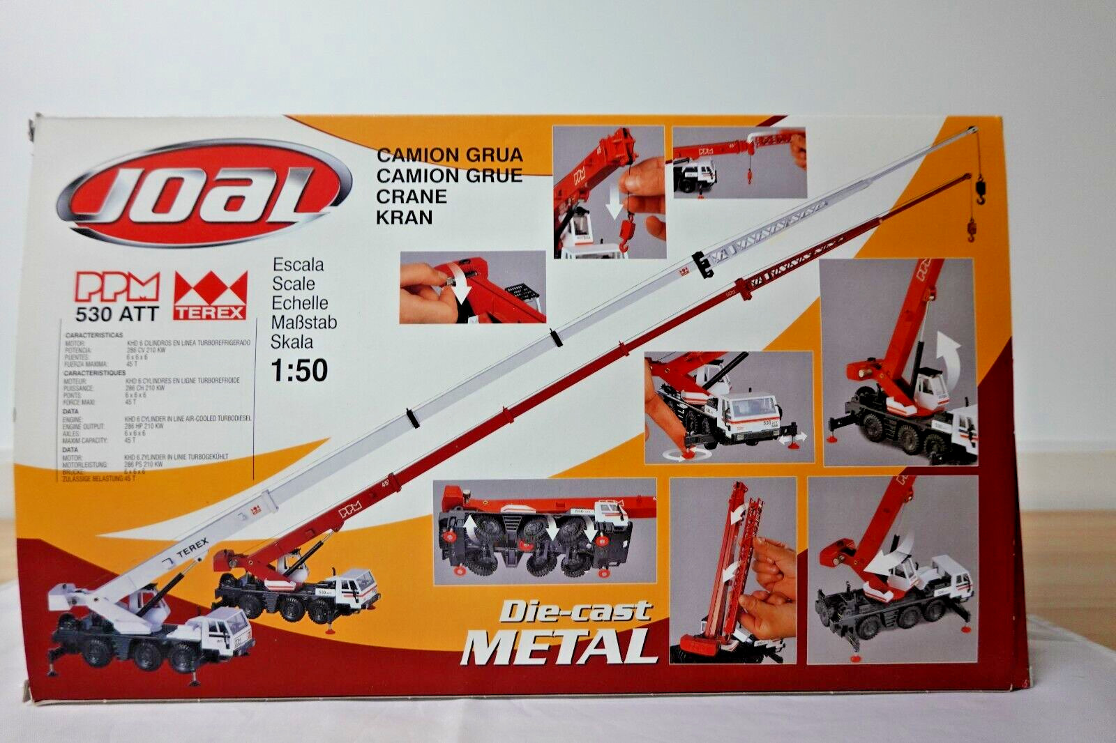 JOAL 168 PPM 530ATT MOBILE CRANE 1:50 SCALE N.I.B.