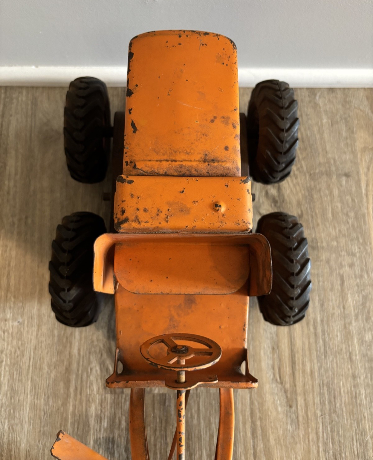 Vintage Doepke Model Toys Adams Road Grader Diesel Motor Steel 1950’s