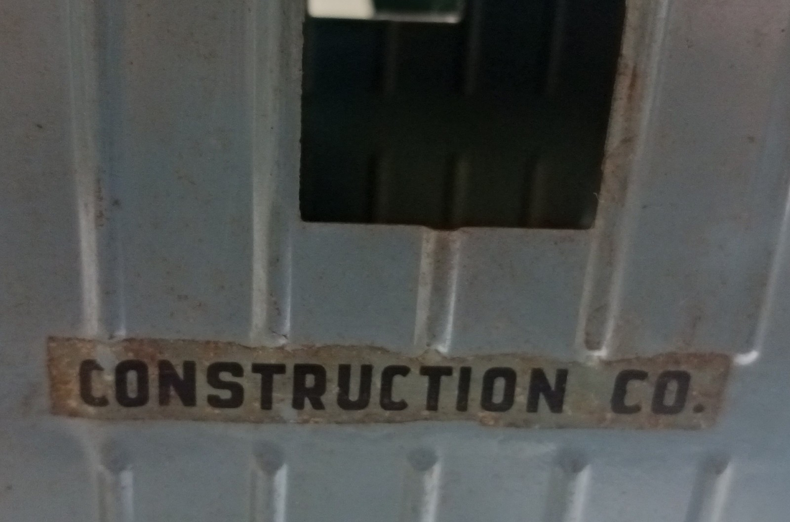 Structo Toys Construction Co. Vtg Steam Shovel Excavator Cab (Missing Shovel)