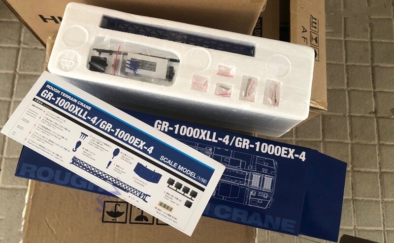 1:50 GREVO 1000XLL-4 Crane Machine Construction Equipment Diecast Model