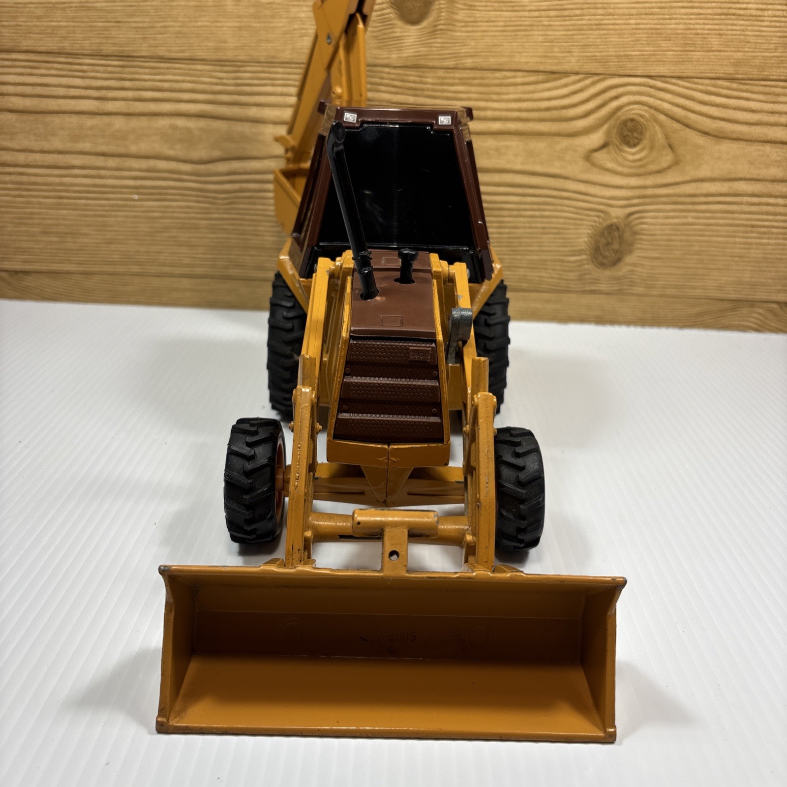 Vintage Ertl Case 580E Super K Backhoe Construction King