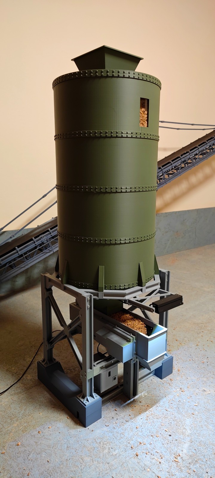 CT3D Design Filling Station CT220 1:14 SILO Kit For RC Diorama
