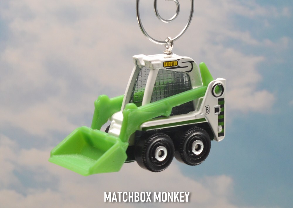 Custom 1/64 Scale Skid Steer Christmas Ornament Kubota Deere Bobcat Skidster