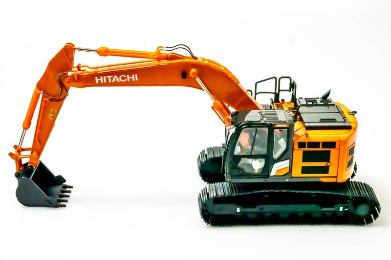 Hitachi ZX345USLC-7H Miniature Excavator 1/50 Diecast Model | Orange | Licensed